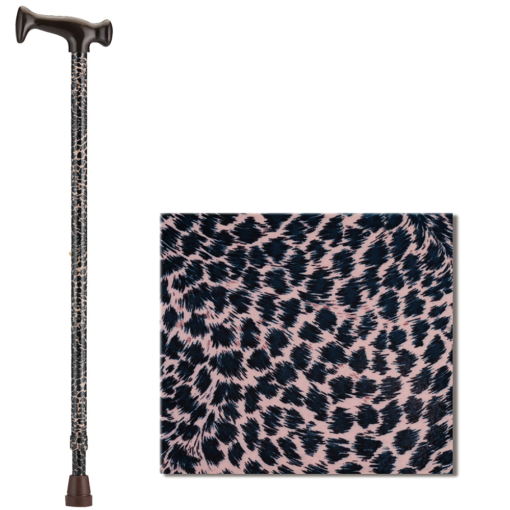 Cane T-Grip Leopard Print