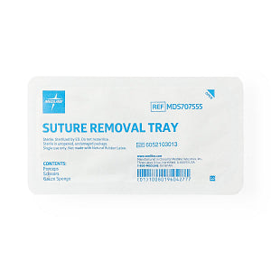 Suture Removal Tray With Wire Littauer Scissors