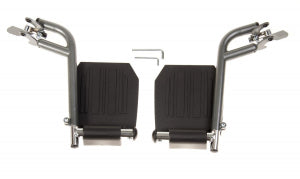 Swing-Away Footrest Assembly For Medline Wheelchair, Pair