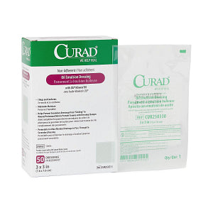 Oil Emulsion Gauze Dressing, Curad, 3"x3"