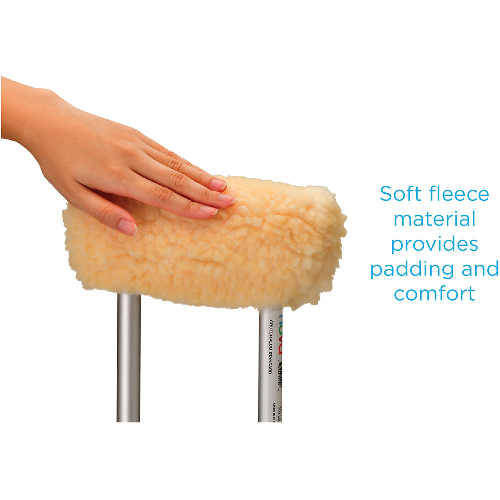 Crutch Cover Set - Fleece (2 Pairs A Set)