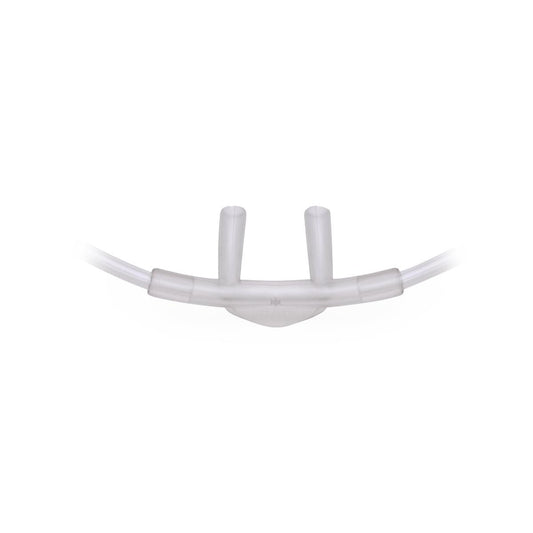 Over-the-Ear O2 Nasal Cannula with Curved Tip, Adult, 7' Tubing