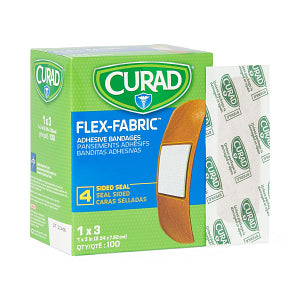 Adhesive Bandage Fabric 1"x3" Sterile Latex Free