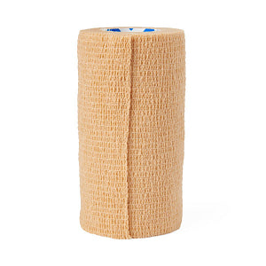 Nonsterile Self-Adherent Wrap, Tan, 4" x 5 yd. (10.2 cm x 4.6 m)