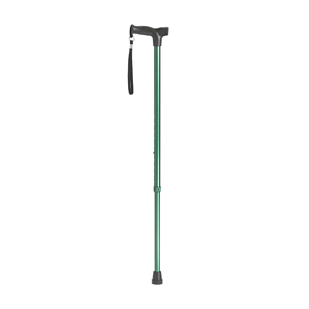 T-Handle Ergonomic Cane Green