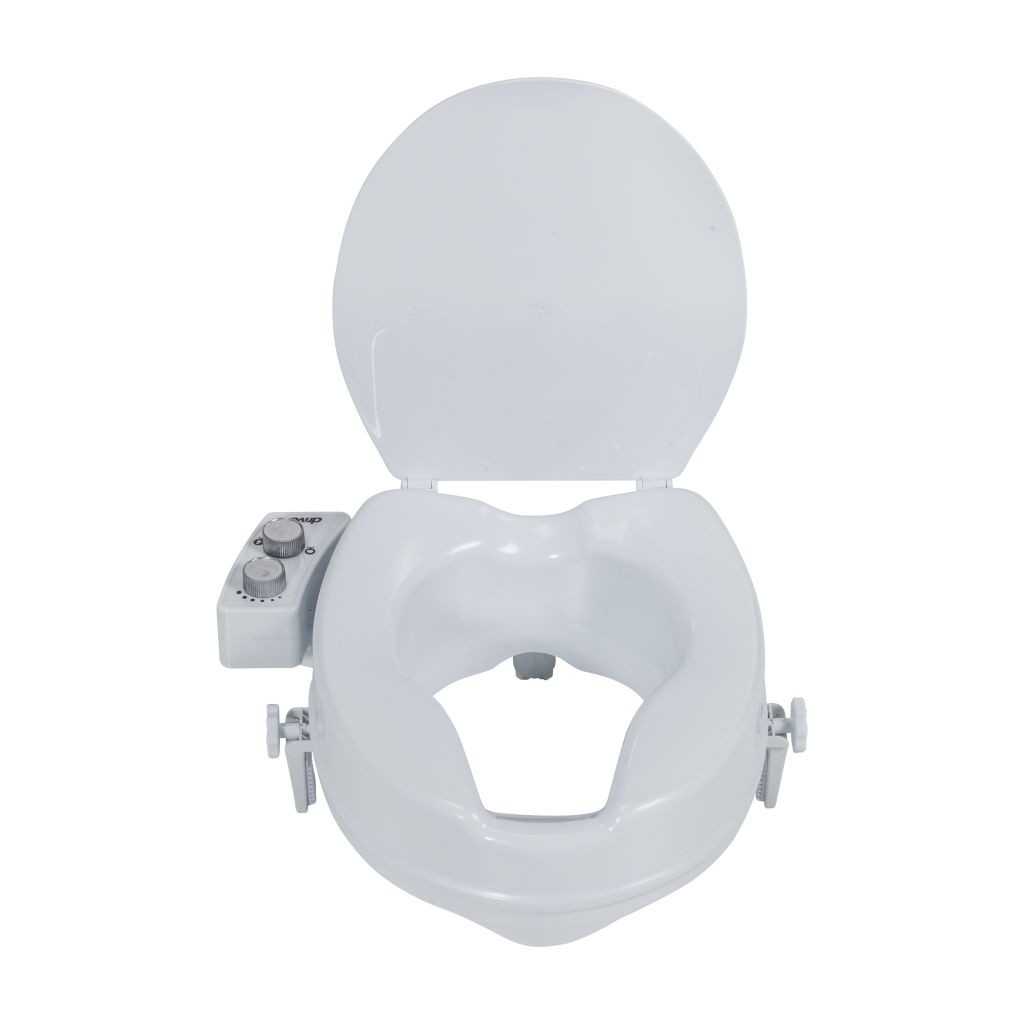 Raised Toilet Seat With Bidet Ambient Water
